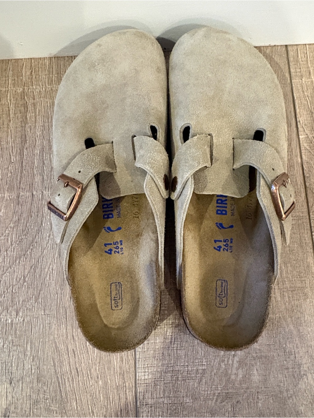 Birkenstock Boston suede clogs - Picture 2 of 5